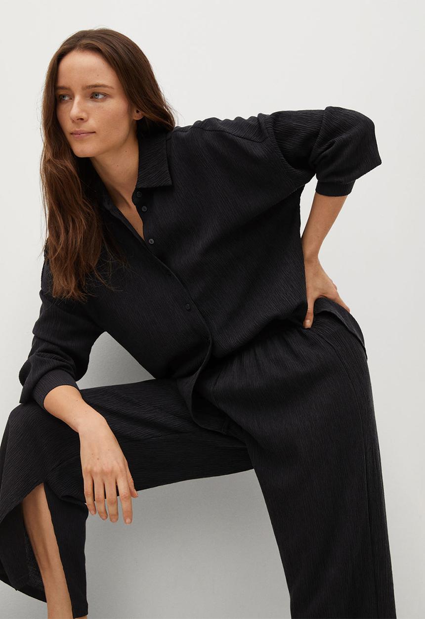 MANGO - Trousers felipe - black