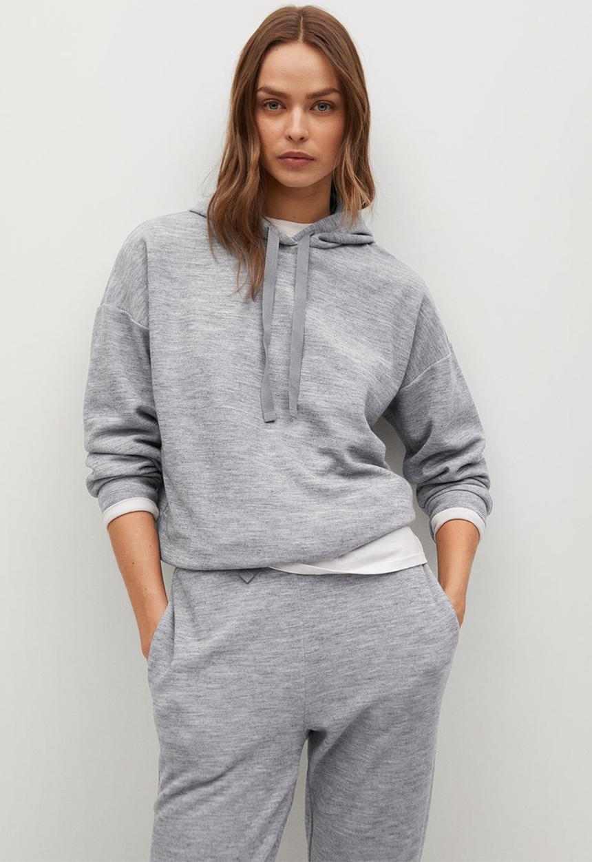 MANGO - Trousers maxime8 - light pastel grey