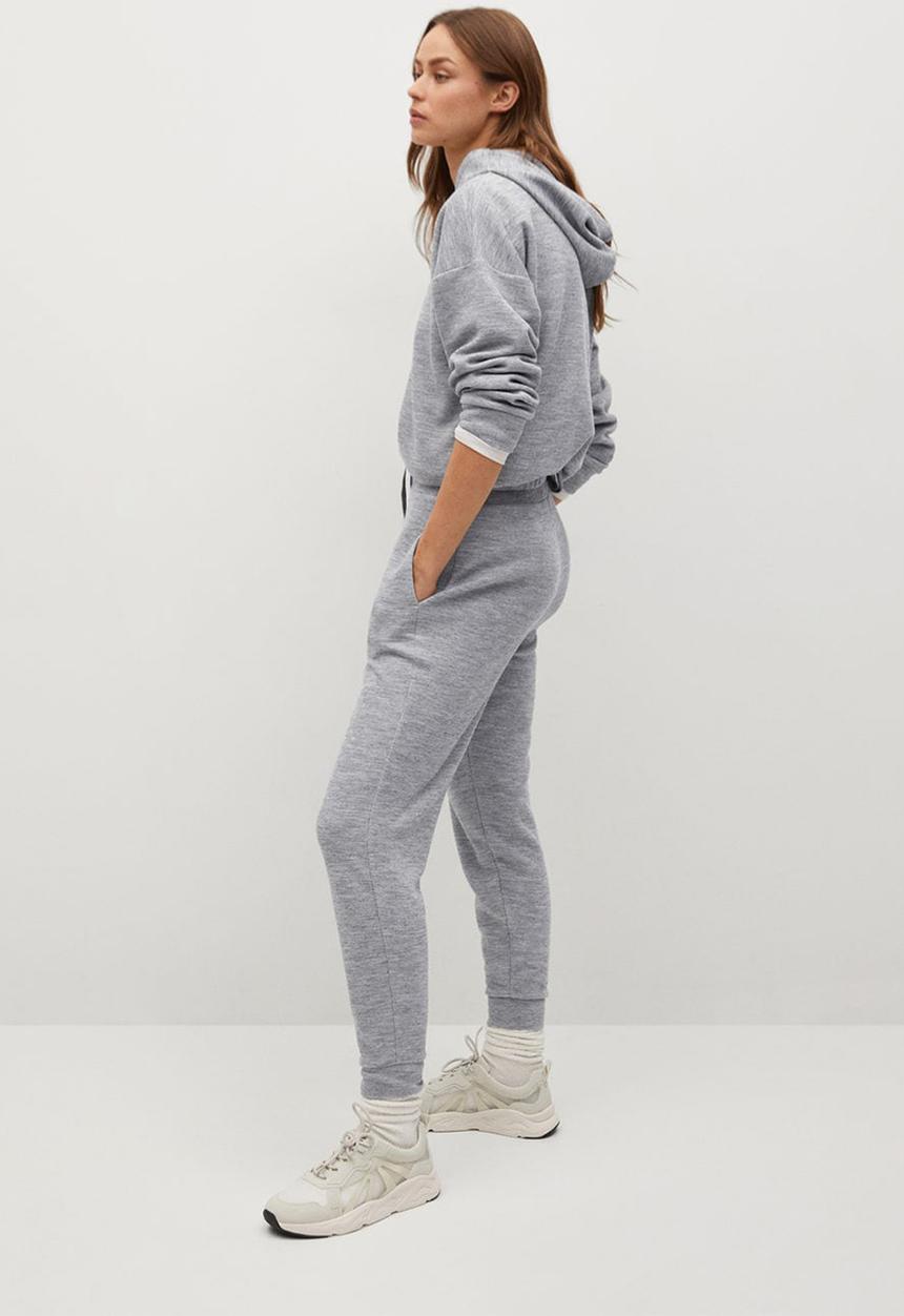 MANGO - Trousers maxime8 - light pastel grey