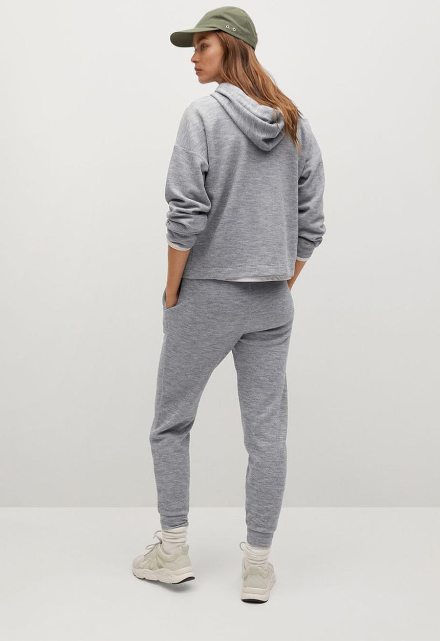 MANGO - Trousers maxime8 - light pastel grey