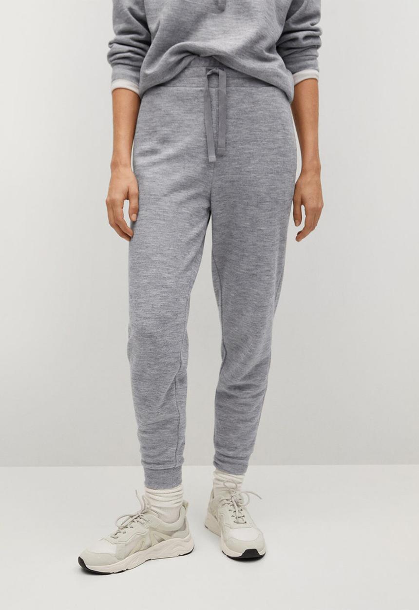 MANGO - Trousers maxime8 - light pastel grey