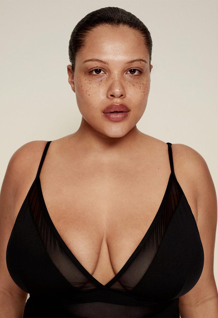 Violeta by Mango - Plus swimsuit samantha - black