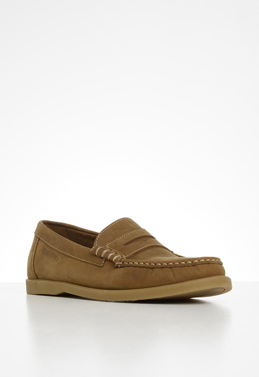 Grasshoppers - Deckskin loafer leather sandiego - brown