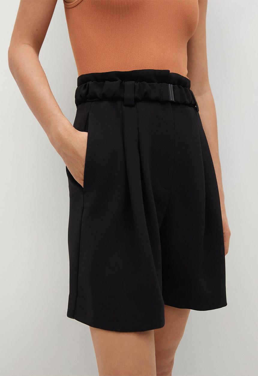 MANGO - Shorts nuel - black