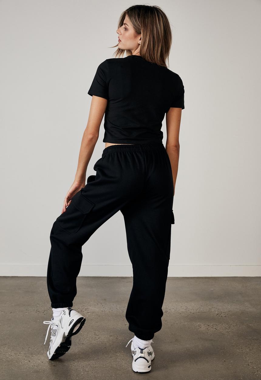 Factorie - Fitted graphic T-shirt - black