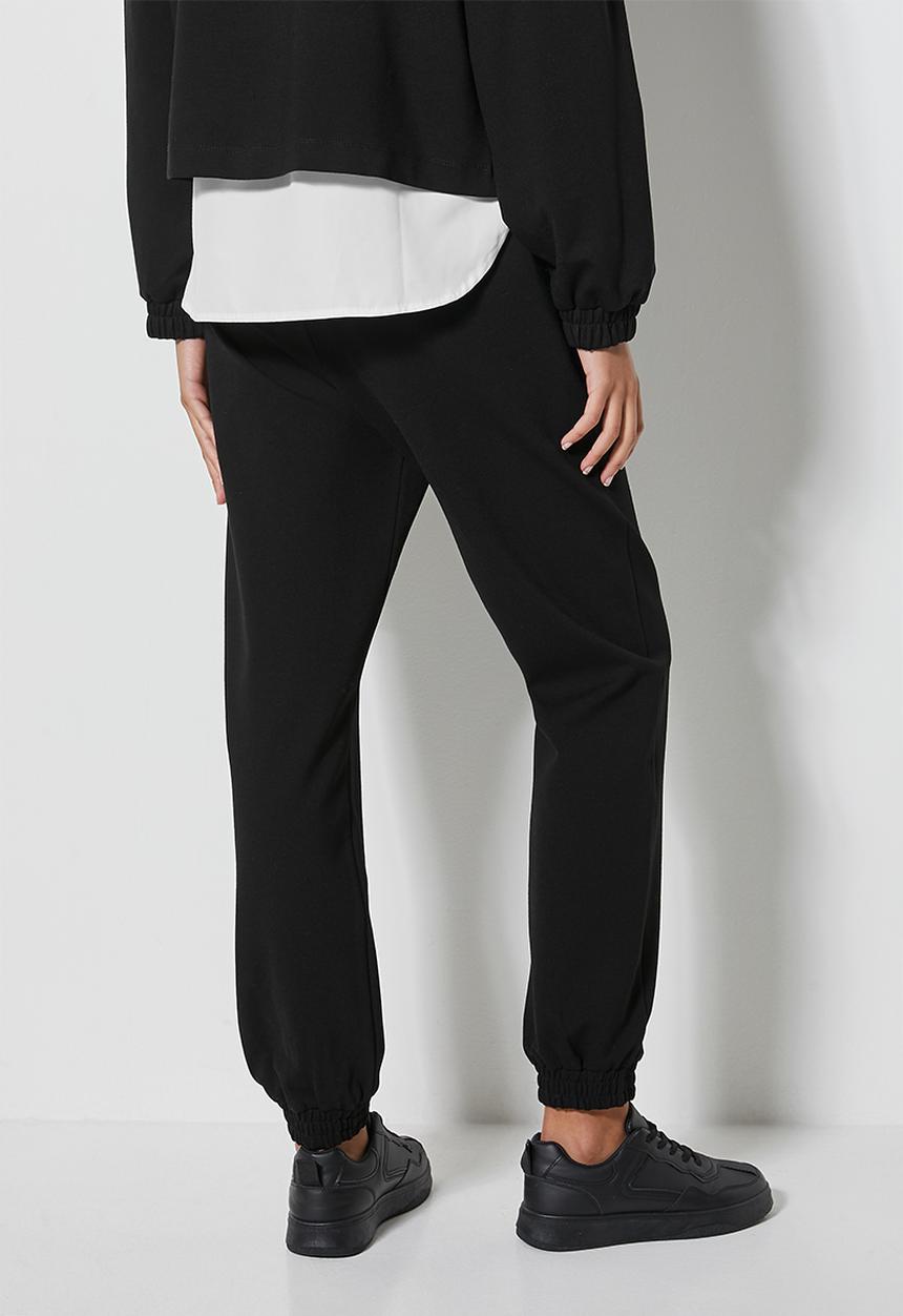 Superbalist - Premium ponti cuffed jogger - black