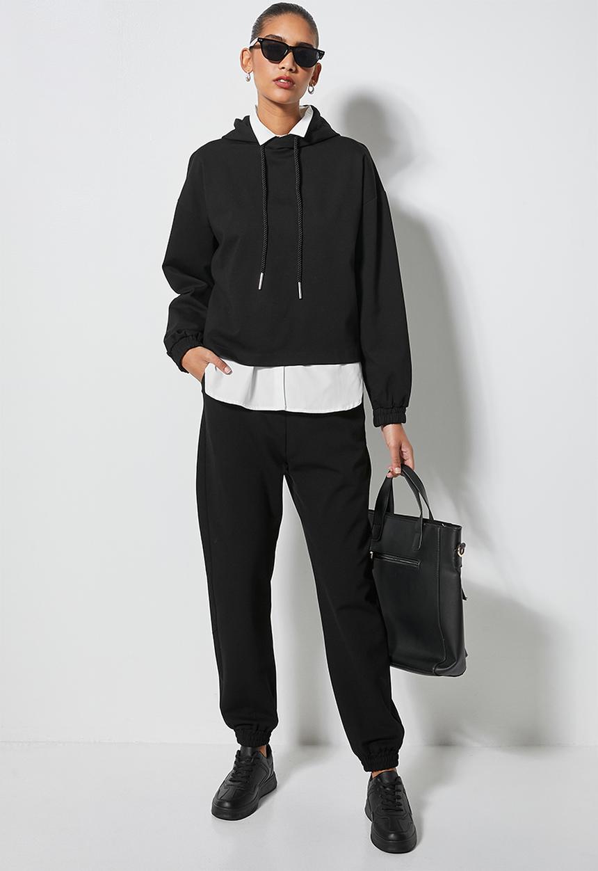 Superbalist - Premium ponti cuffed jogger - black