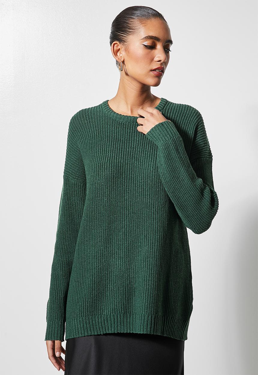 Superbalist - Lofty rib jumper - emerald green