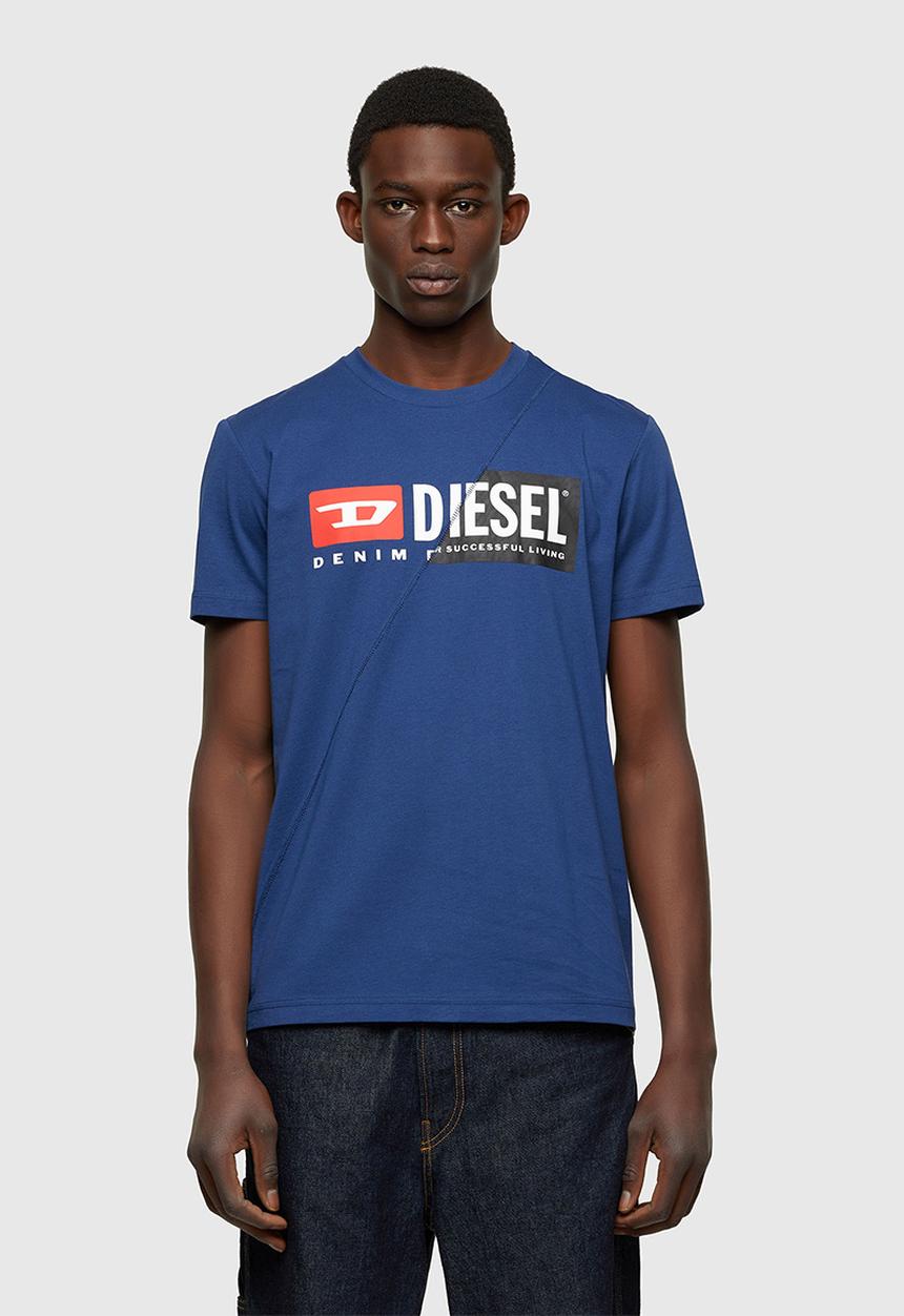 Diesel  - T-diego-cuty t-shirt - navy