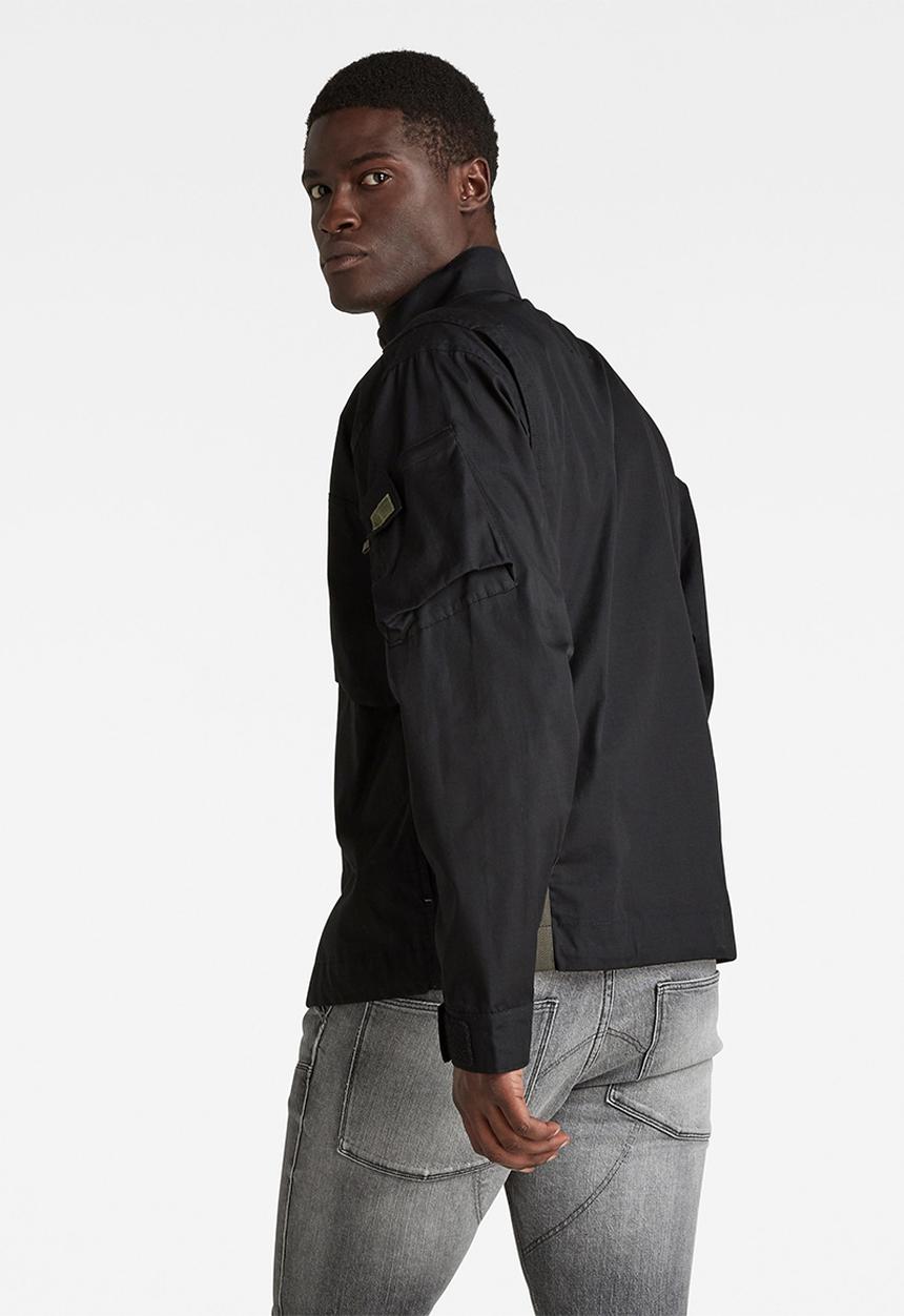 G-STAR - Sporty slanted pocket indoor jacket - black
