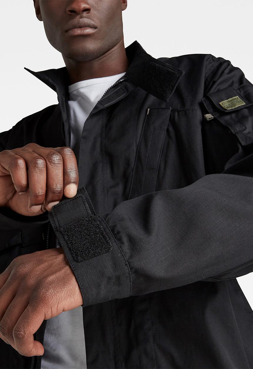G-STAR - Sporty slanted pocket indoor jacket - black