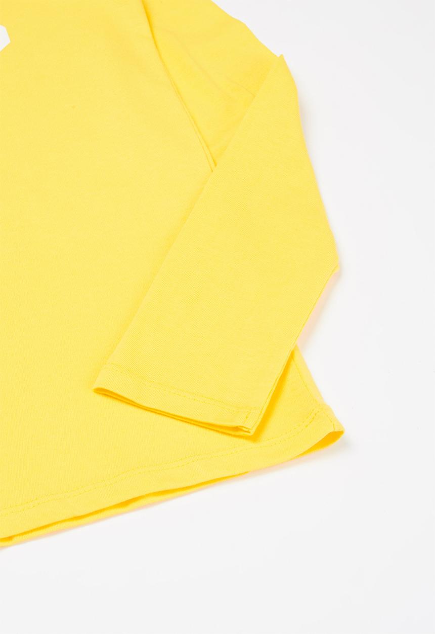 GUESS - Triangle brick crew tee - yellow