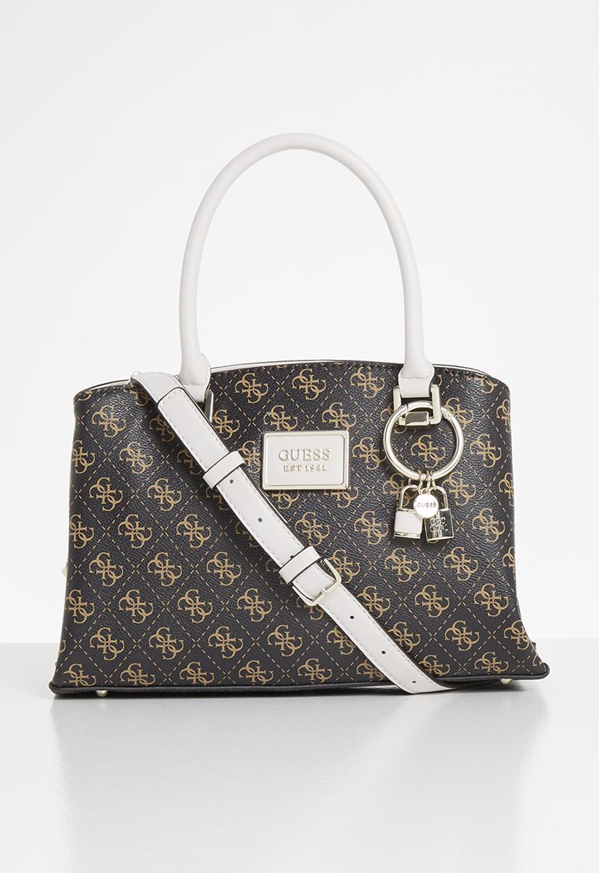 GUESS - Tyren girlfriend satchel - brown &  stone