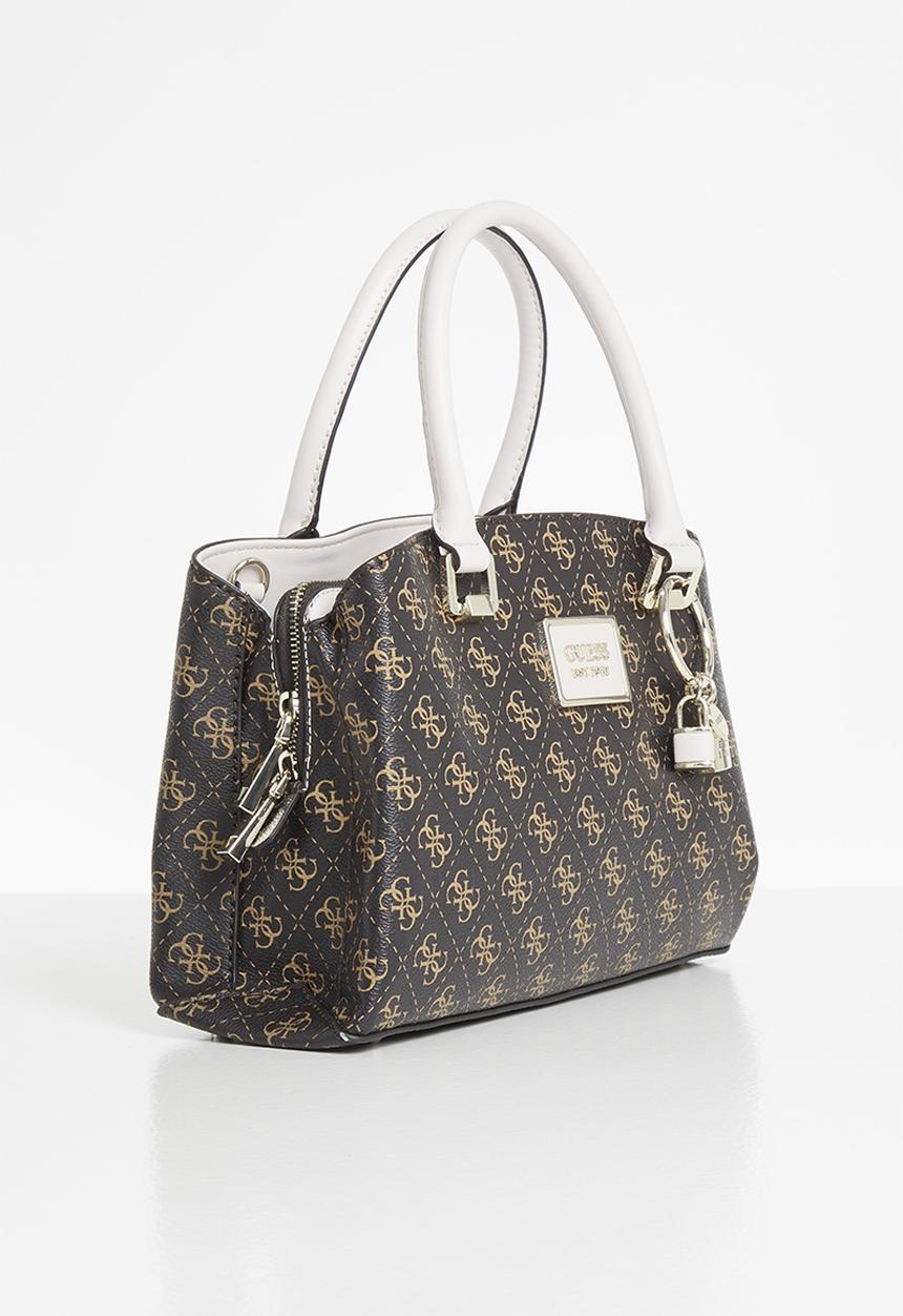 GUESS - Tyren girlfriend satchel - brown &  stone