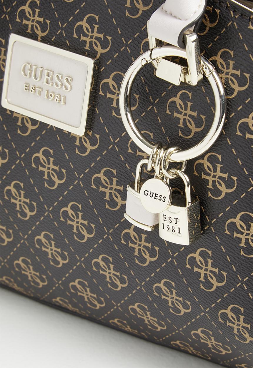 GUESS - Tyren girlfriend satchel - brown &  stone