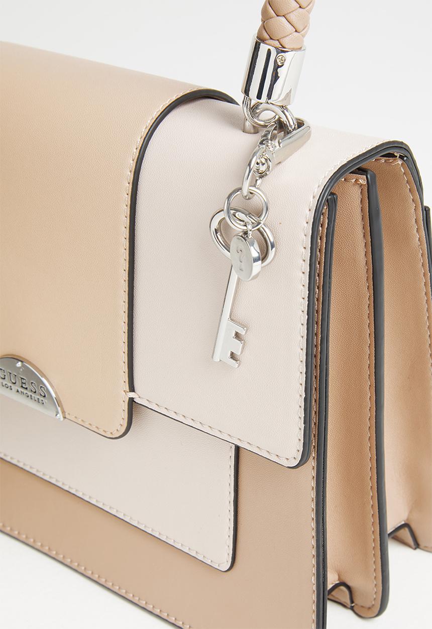 GUESS - Evelin top handle flap - blush