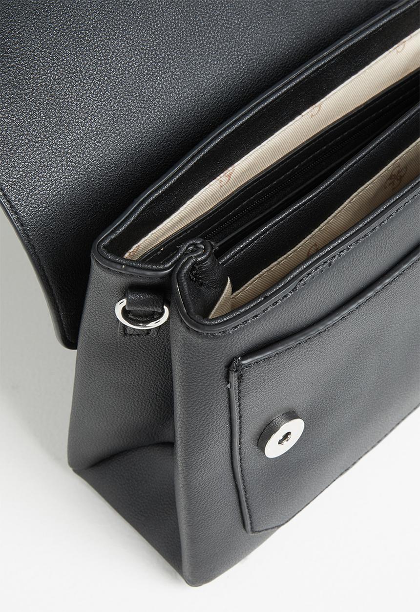 GUESS - Ambrose flap shoulder bag - black