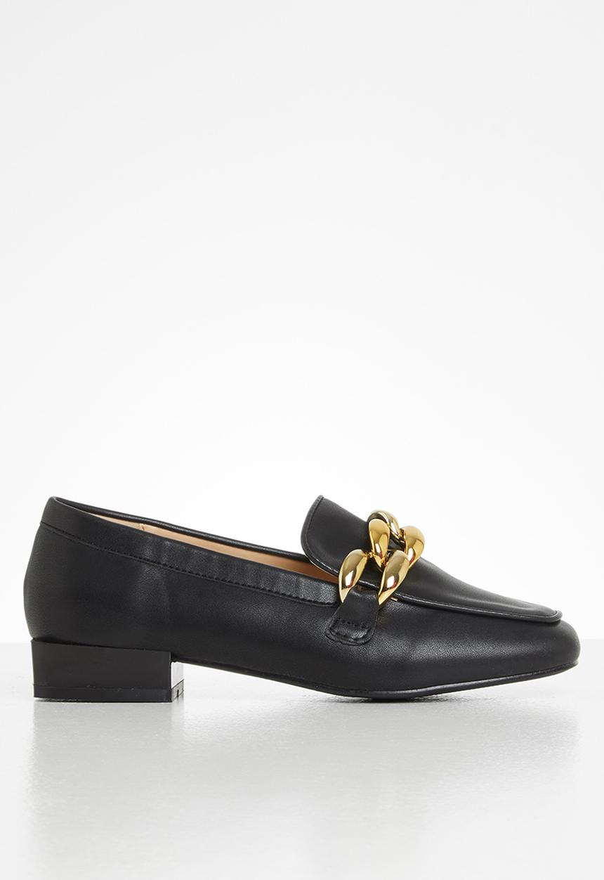 Z_Code_Z - Layla wider fit chain loafer - black