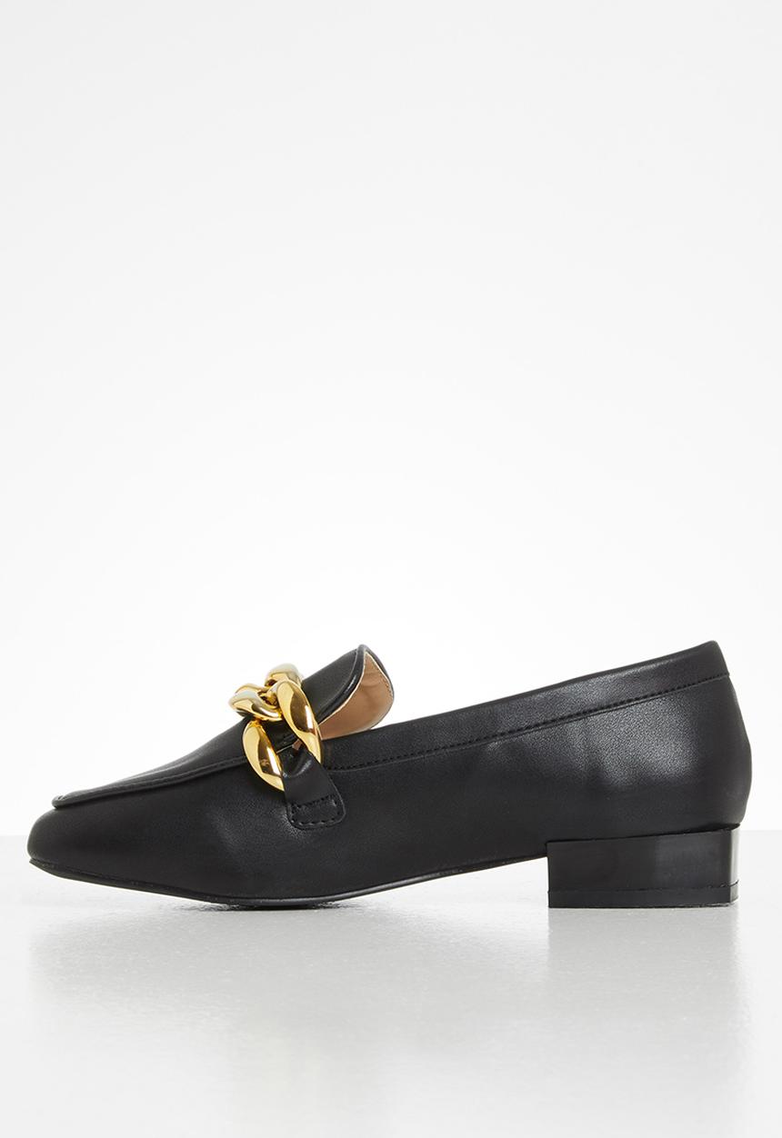 Z_Code_Z - Layla wider fit chain loafer - black