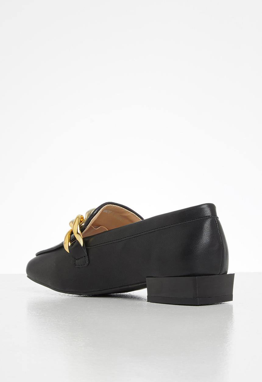 Z_Code_Z - Layla wider fit chain loafer - black