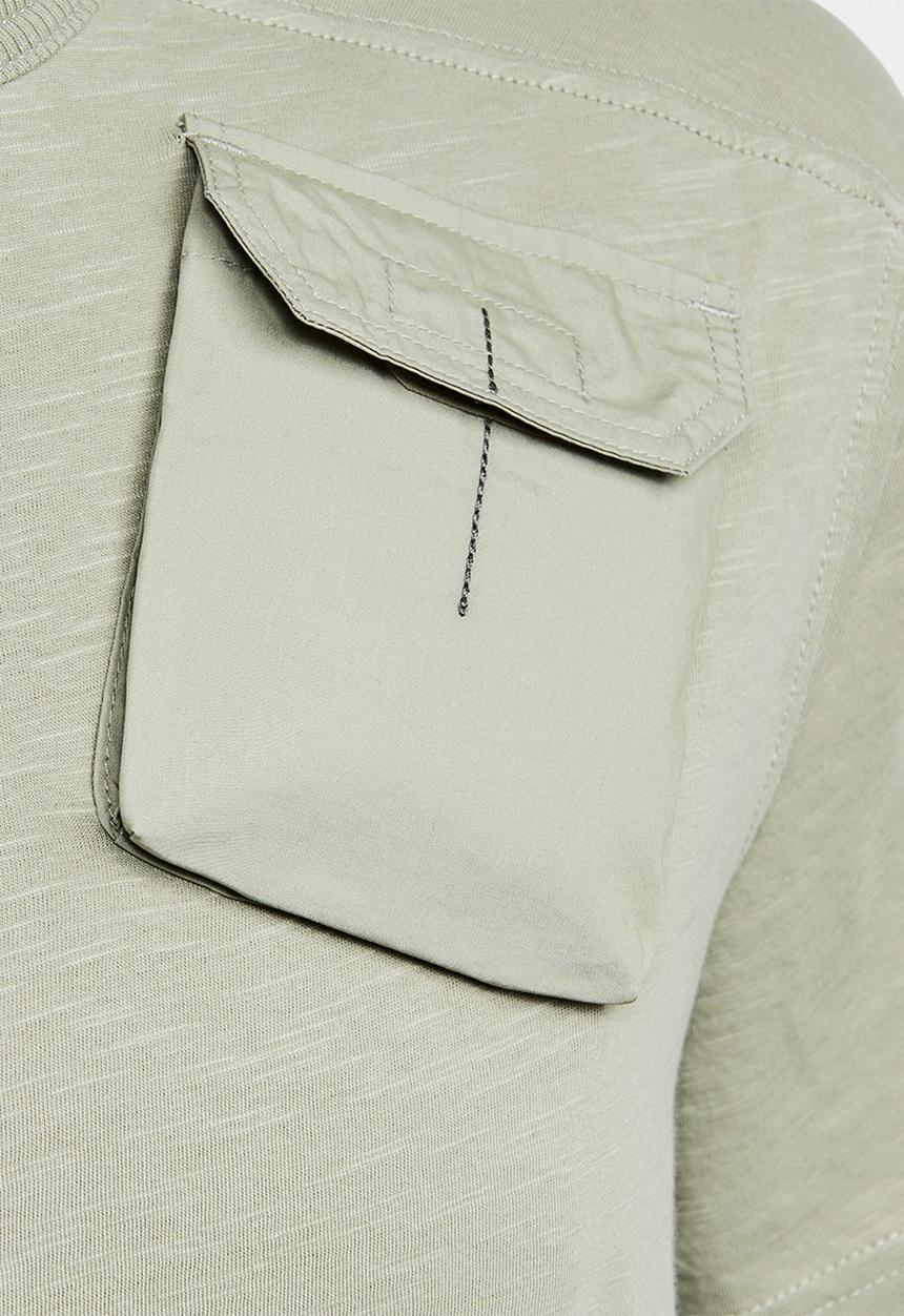 G-STAR - Military 3d woven pocket r tee - green
