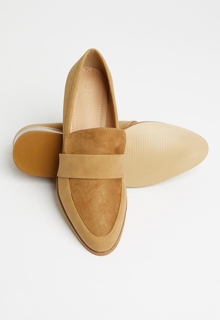 POLO - Cara pointed loafer - camel