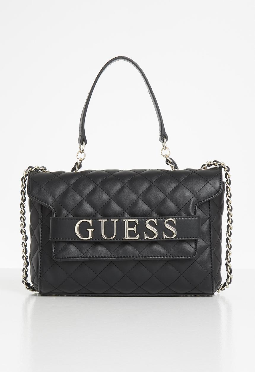 GUESS - Illy convertible crossbody flap - black