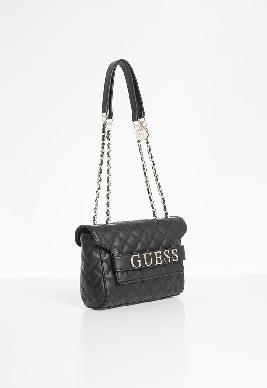 GUESS - Illy convertible crossbody flap - black