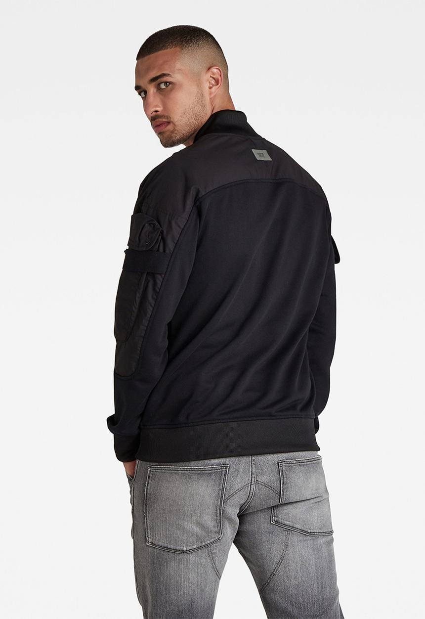 G-STAR - Mixed cargo bomber jacket - black