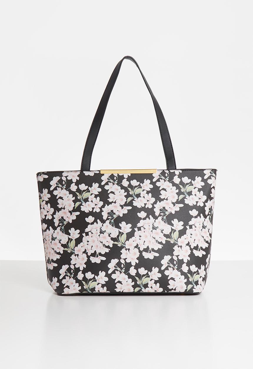 Pierre Cardin - Gia floral tote - black floral
