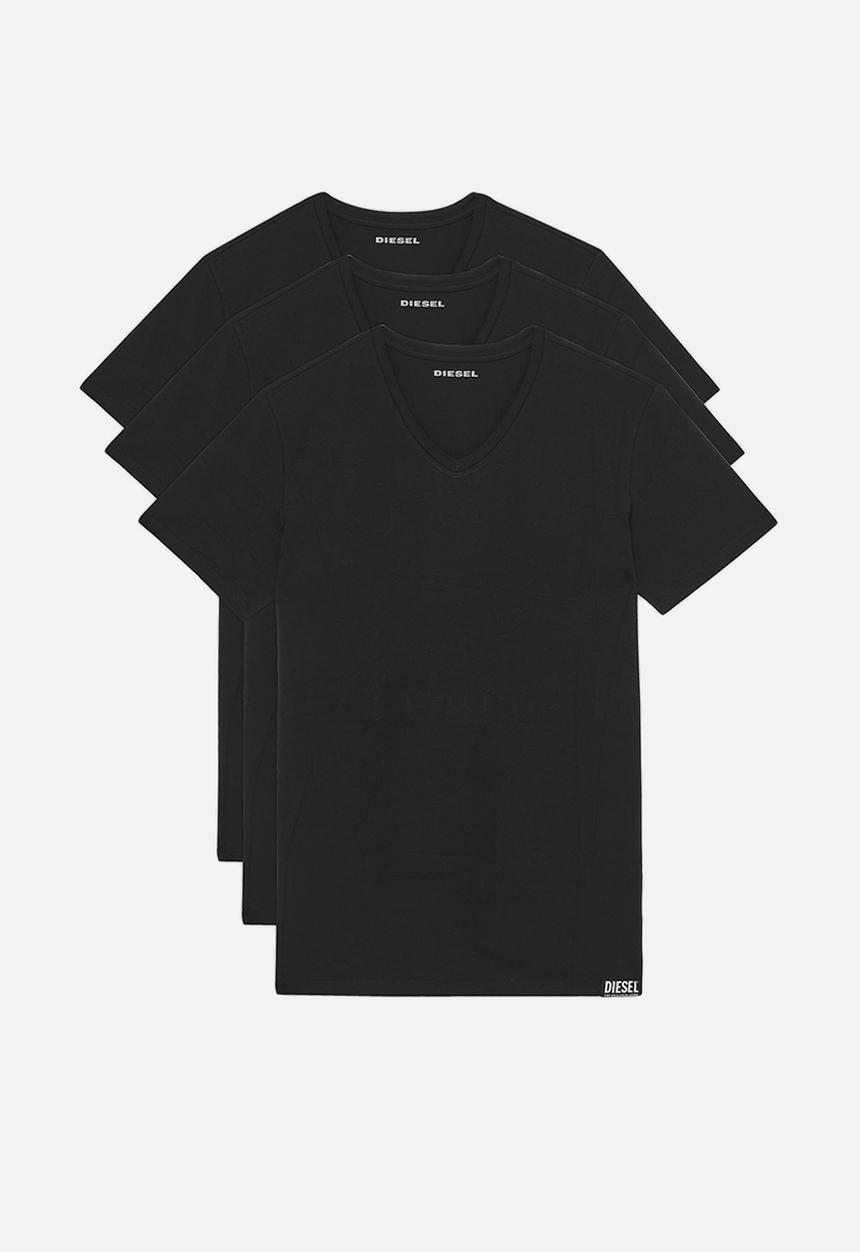 Diesel  - Umtee-michael 3pack  t-shirt - black