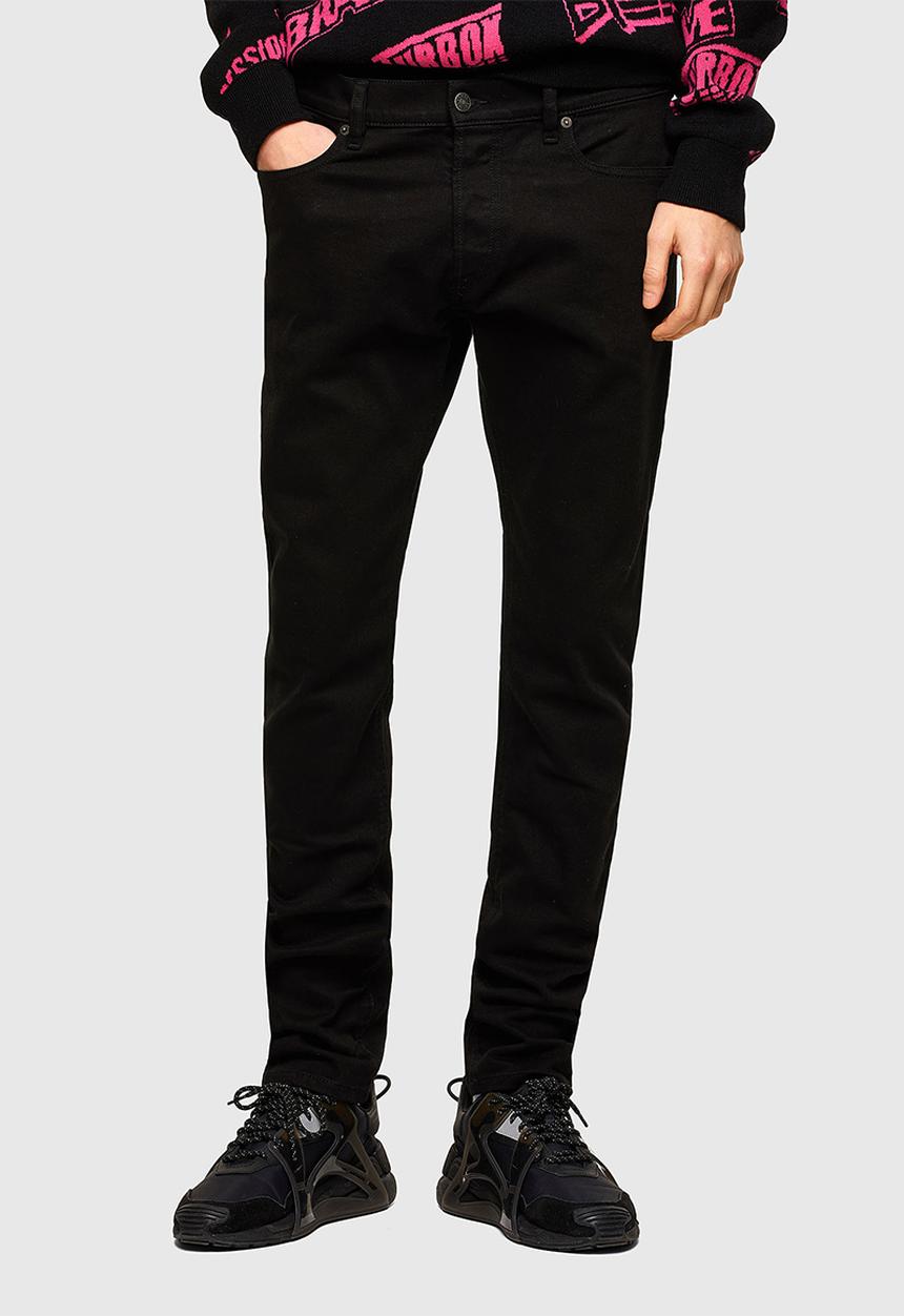Diesel  - D-luster slim fit 5 pocket jeans - black