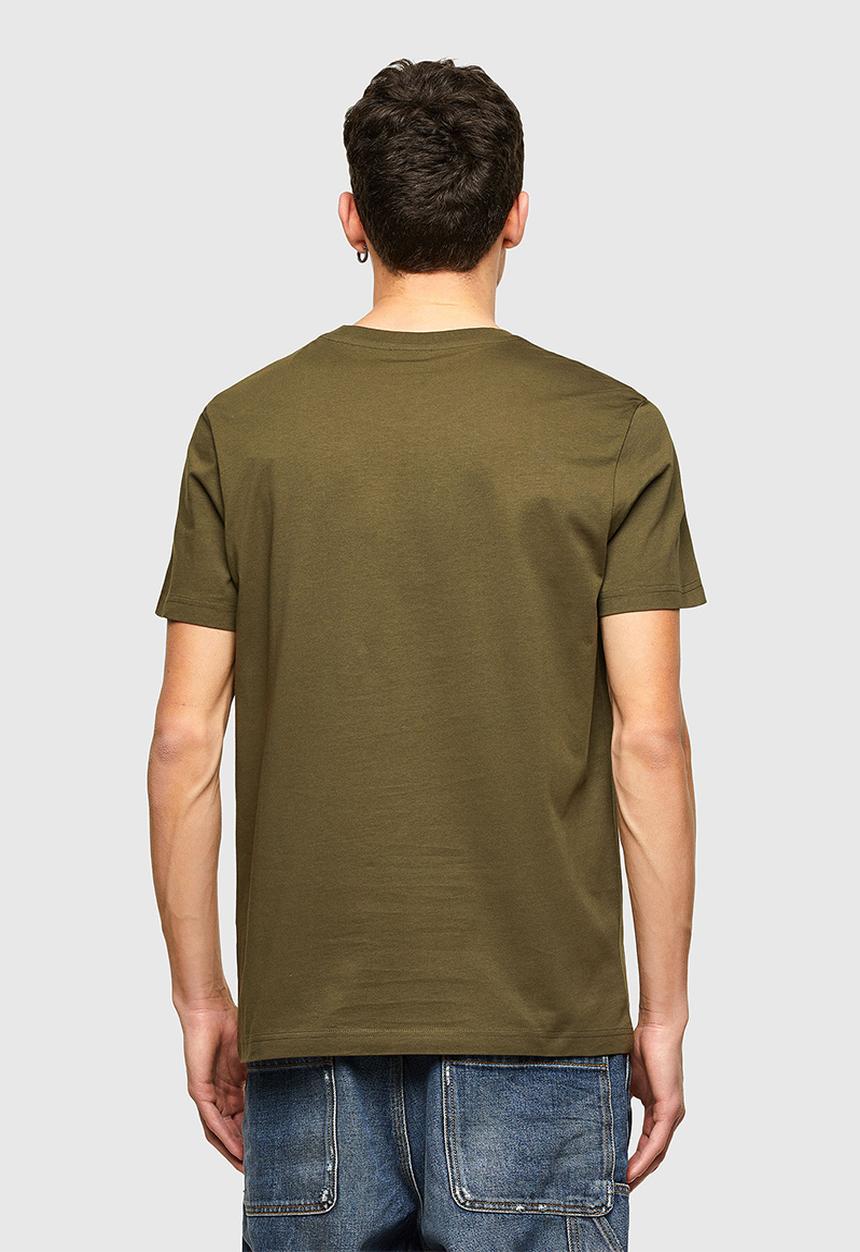 Diesel  - T-diegos-smallogo t-shirt- olive