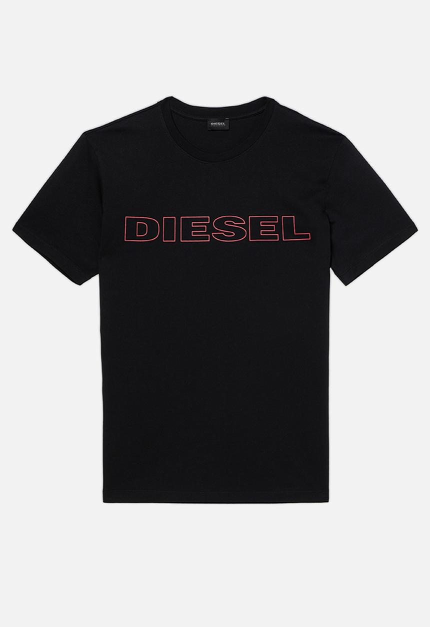 Diesel  - Umlt-jake twopack t-shirt - black/white