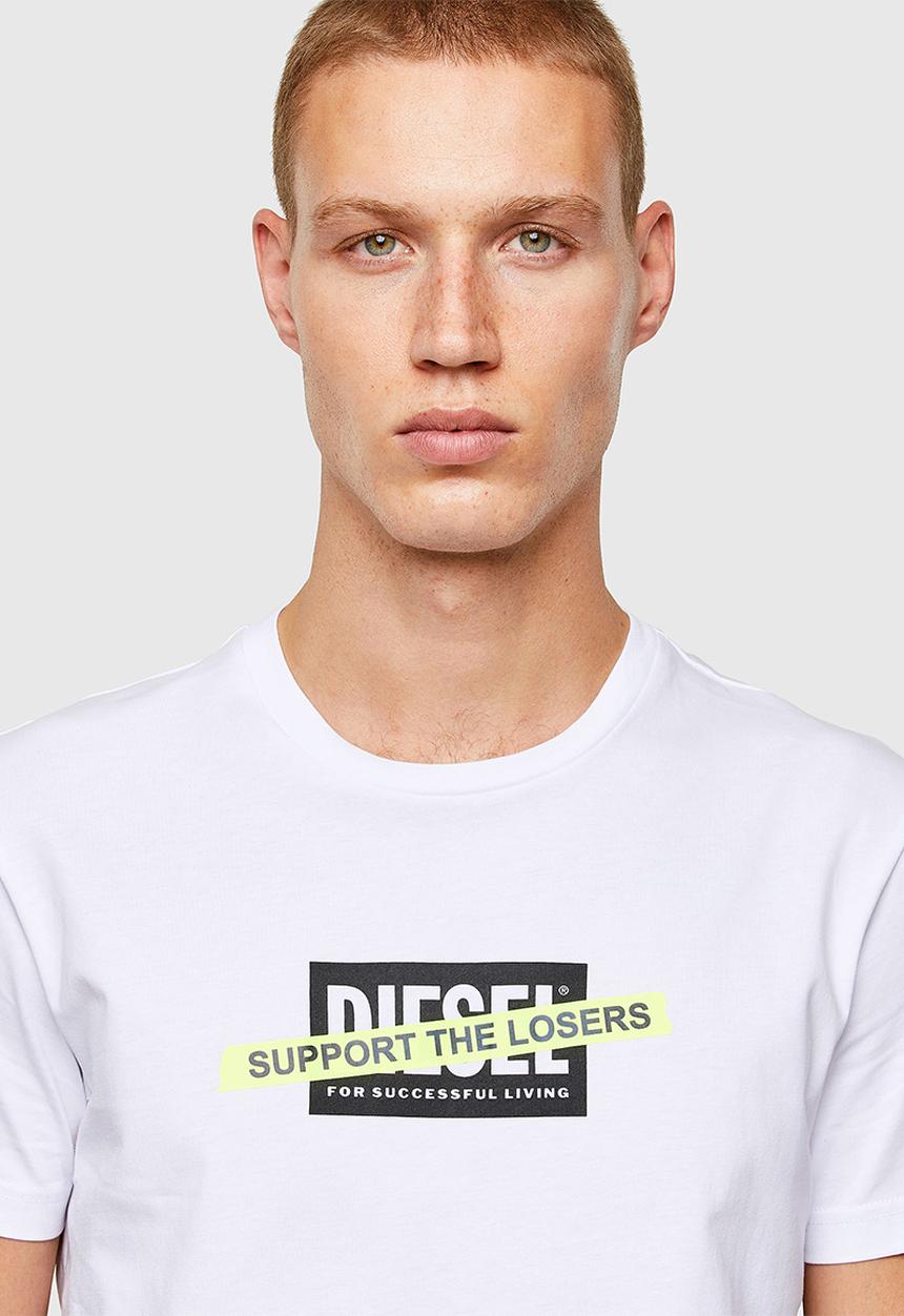 Diesel  - T-diegos-a3 t-shirt - white