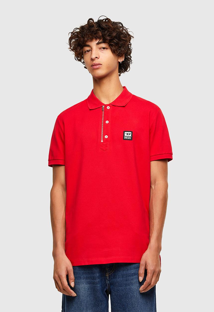Diesel  - T-harry polo shirt - red