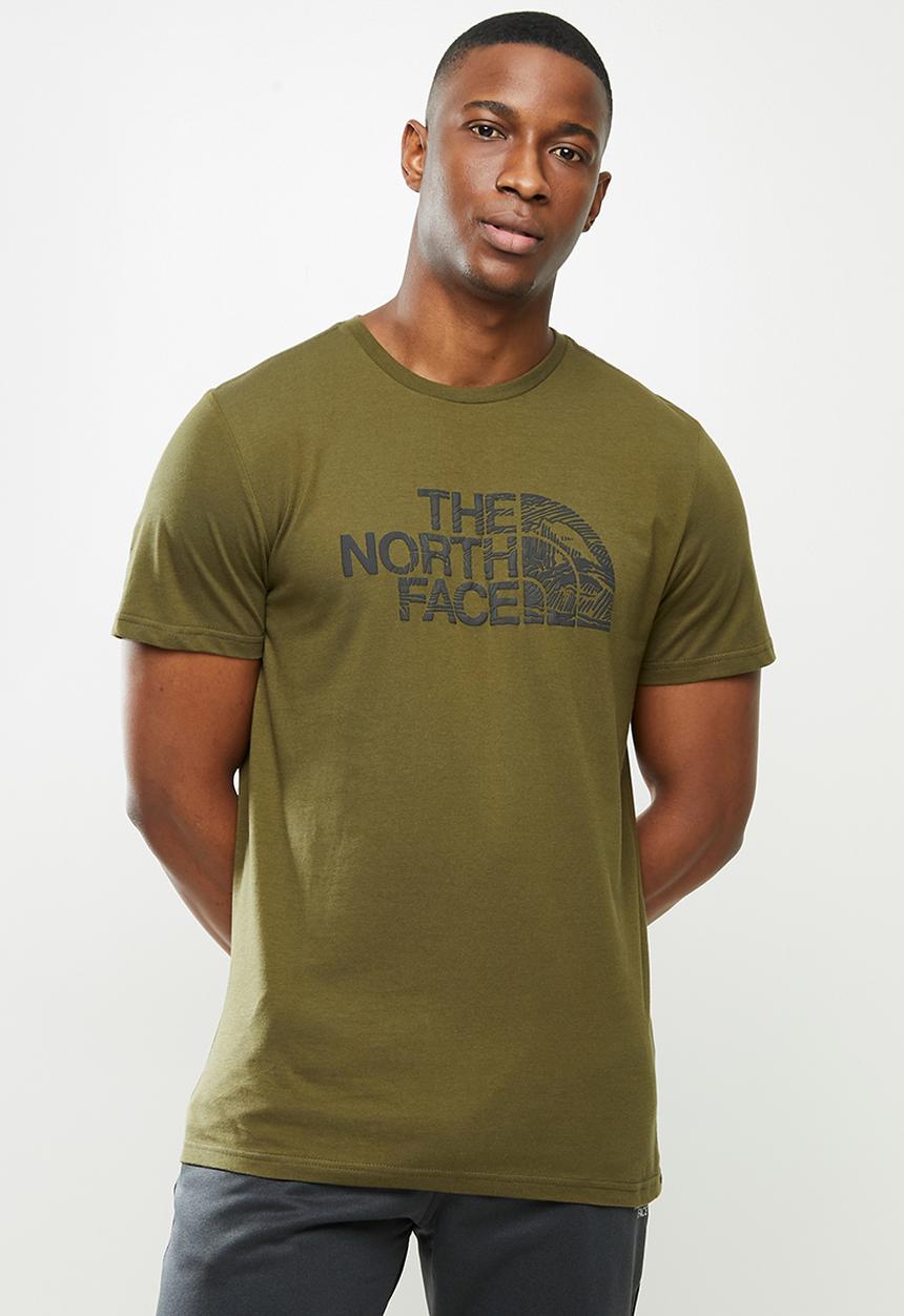 The North Face - Short sleeve woodcut dome tee - green 