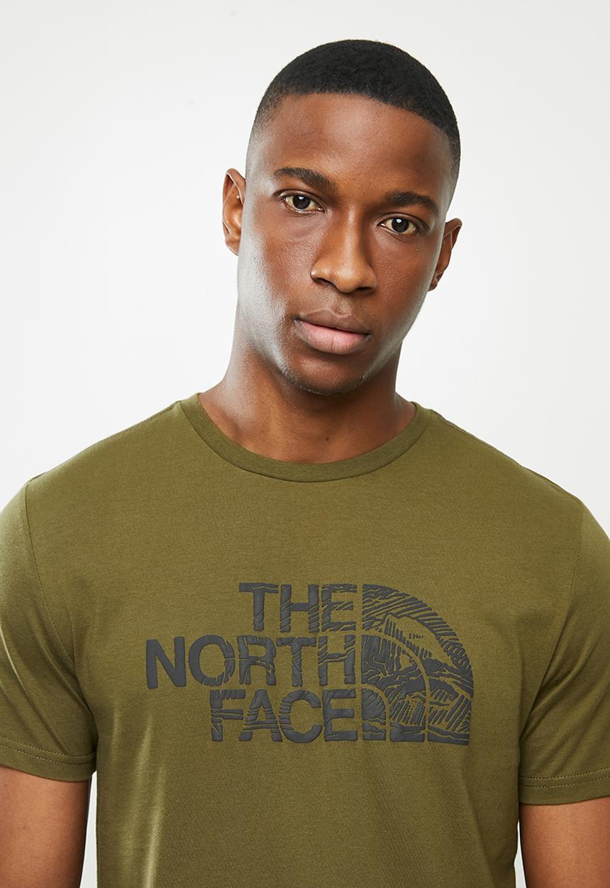 The North Face - Short sleeve woodcut dome tee - green 