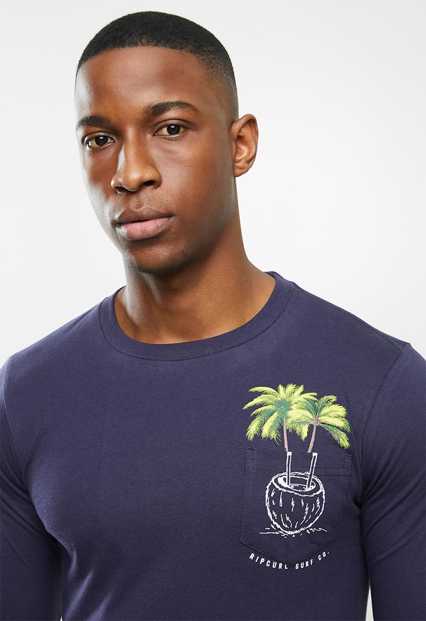 Rip Curl - Palms long sleeve tee - navy