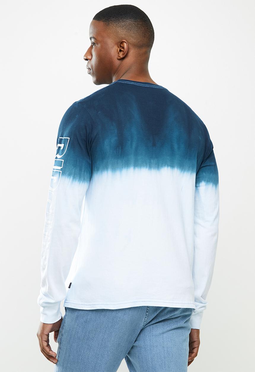 Rip Curl - Dip dye long sleeve tee - blue 