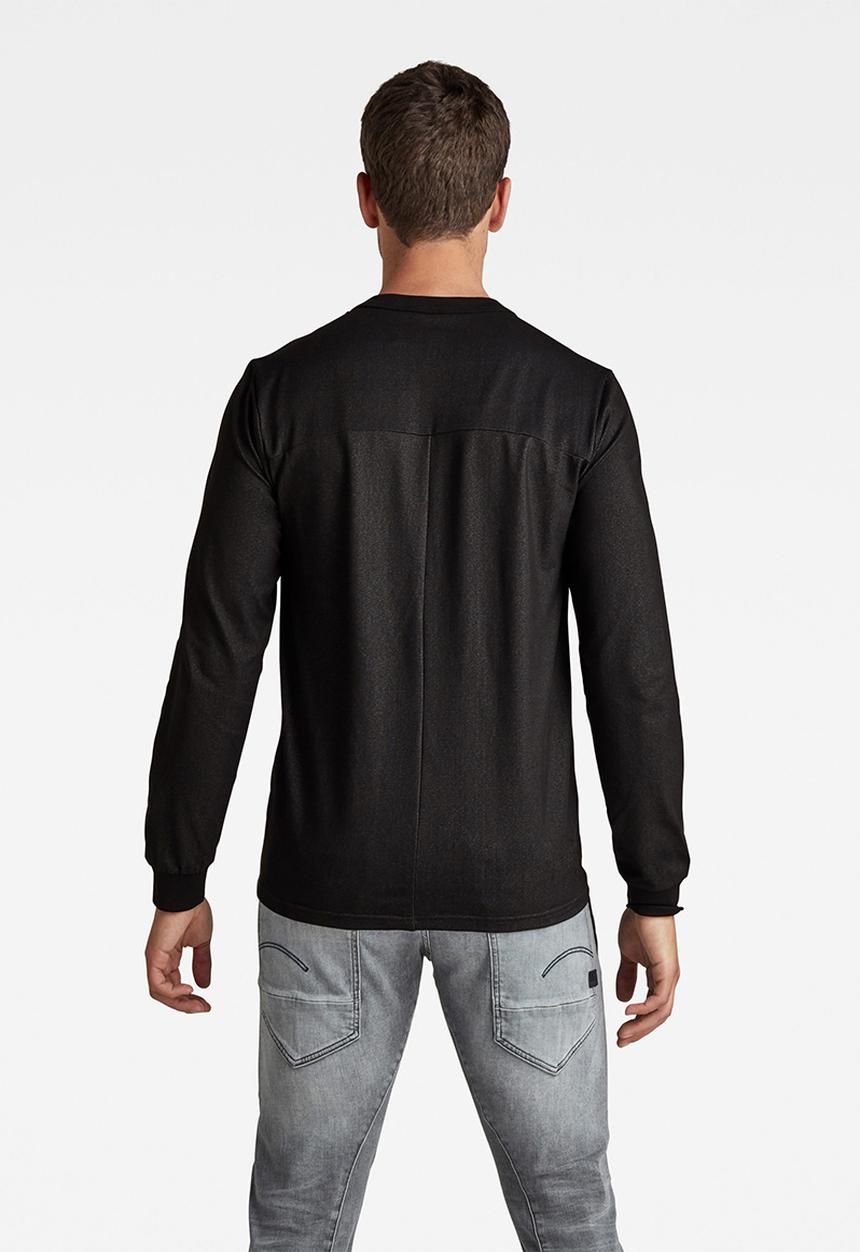 G-STAR - Text tweeter long sleeve tee - black