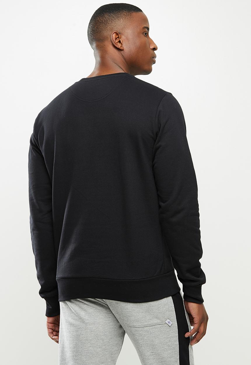 Original Penguin - Stacked logo sweat - black