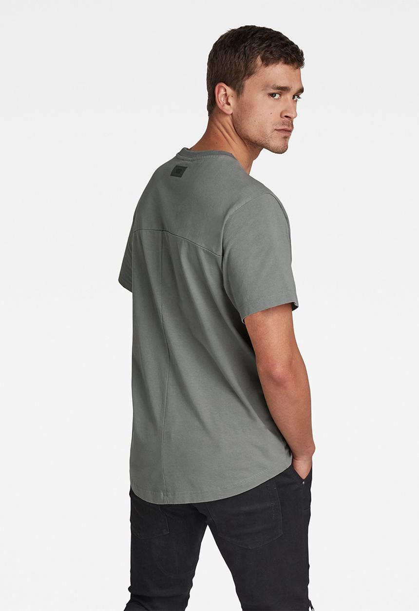 G-STAR - C&s back multi graphic loose tee - grey