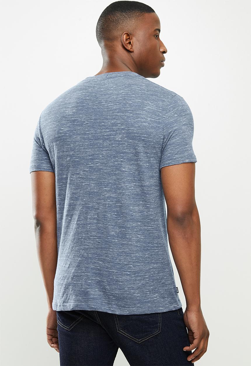 Superdry. - Ol vintage embroidered tee - light blue