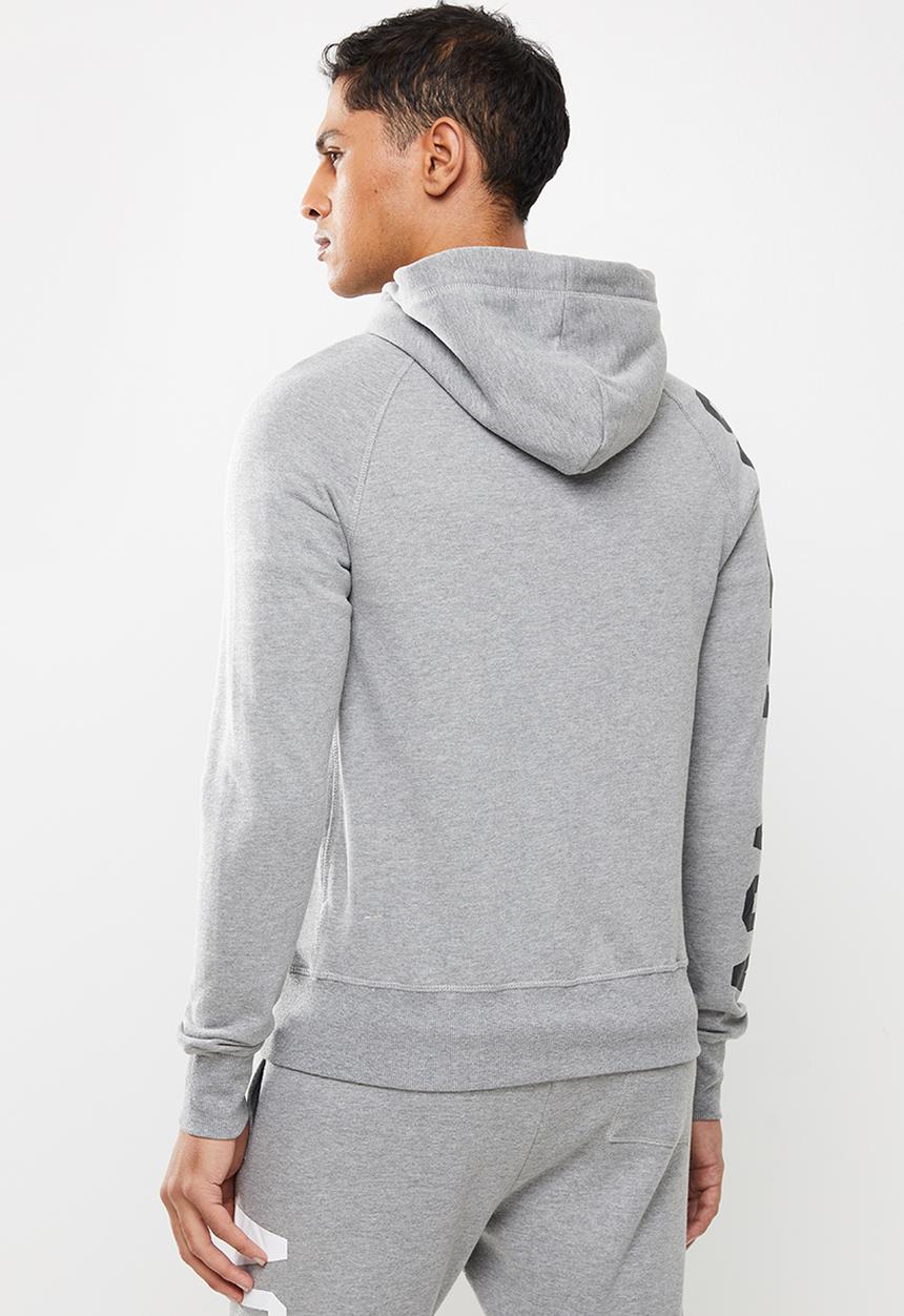 Aca Joe - Aca joe fleece zip through hoody - grey
