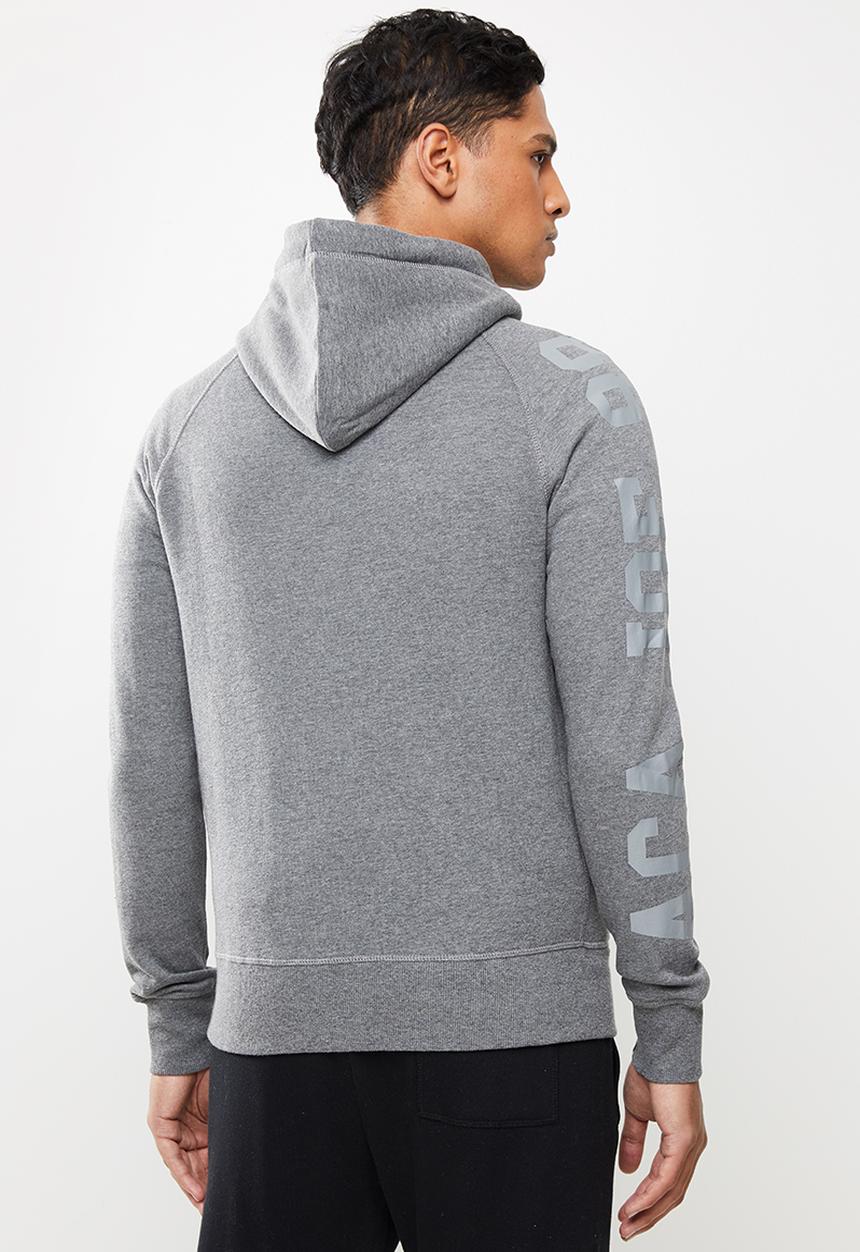Aca Joe - Aca joe fleece zip through hoody - grey