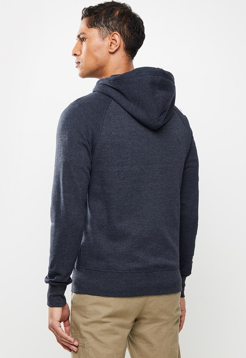 Aca Joe - Aca joe fleece zip through hoody - navy