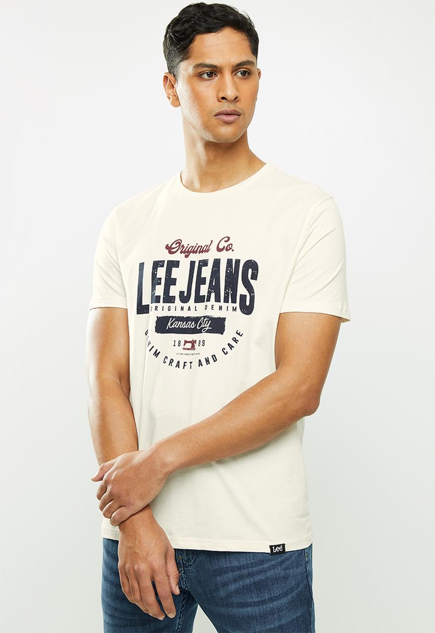 Lee  - Kansas city tee - off white