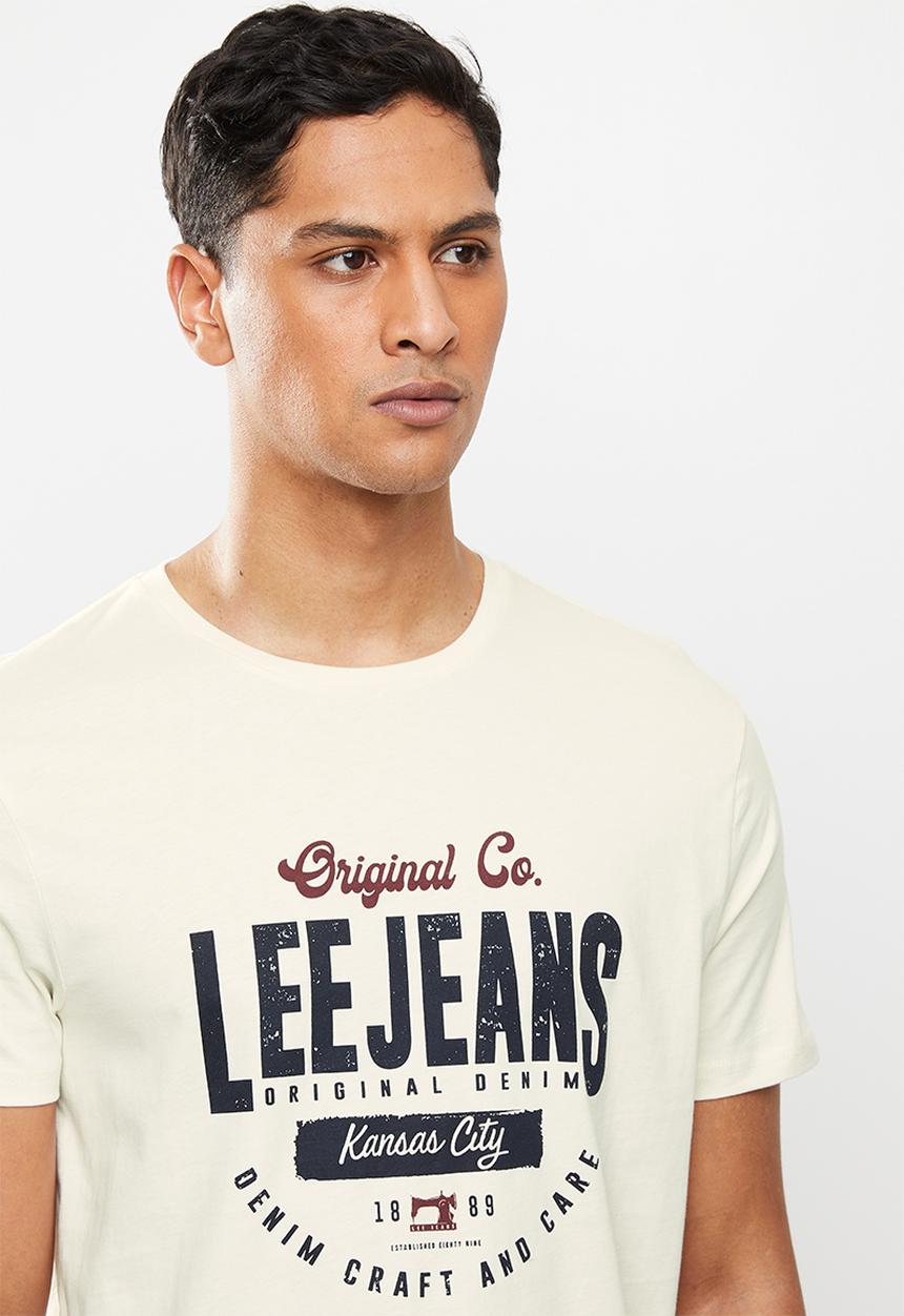 Lee  - Kansas city tee - off white