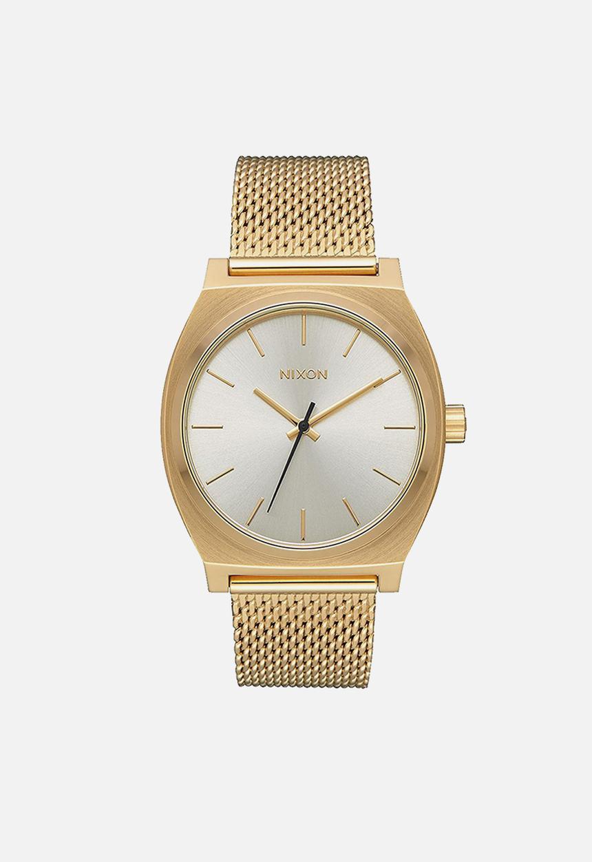 Nixon - Time teller milanese -  all gold / cream